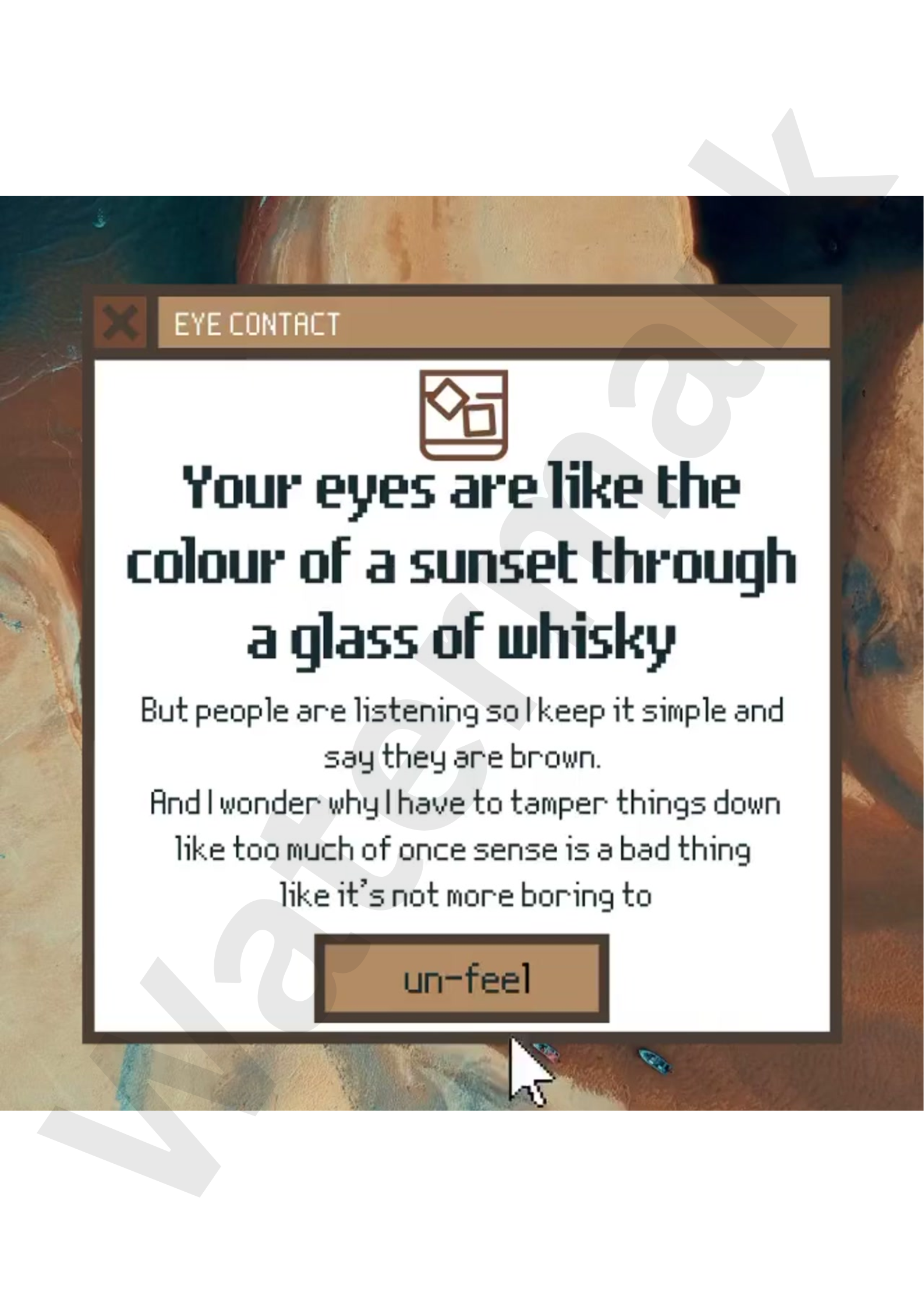 Framed Sunset eyes – Poetry Print | Modern Love Poem | Wall Art | Multiple Sizes