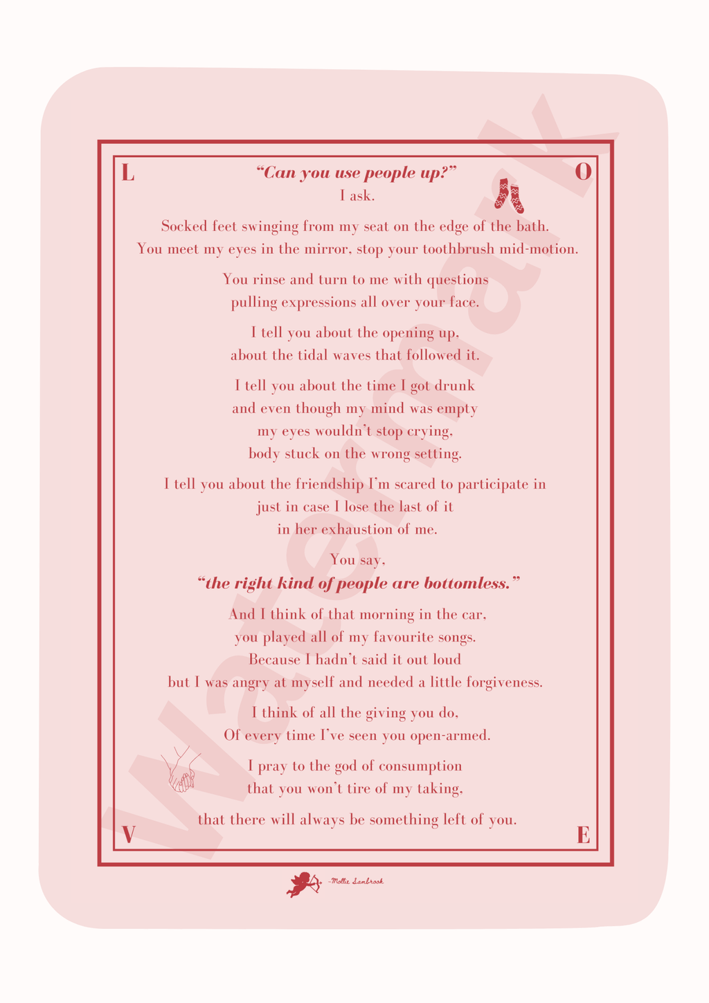 Print only - Can You Use People Up? | Modern Love Poem | Emotional Wall Art